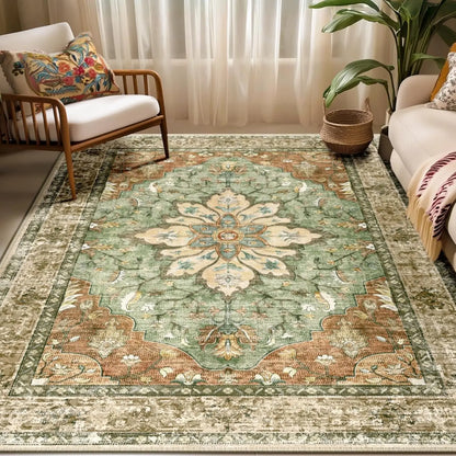 Western-style washable rug