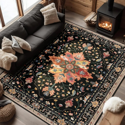 Western-style washable rug