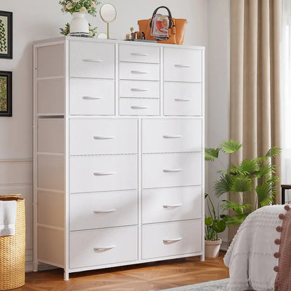 16Deep Drawers Tall Dresser SpaceSaving Vertical Furniture