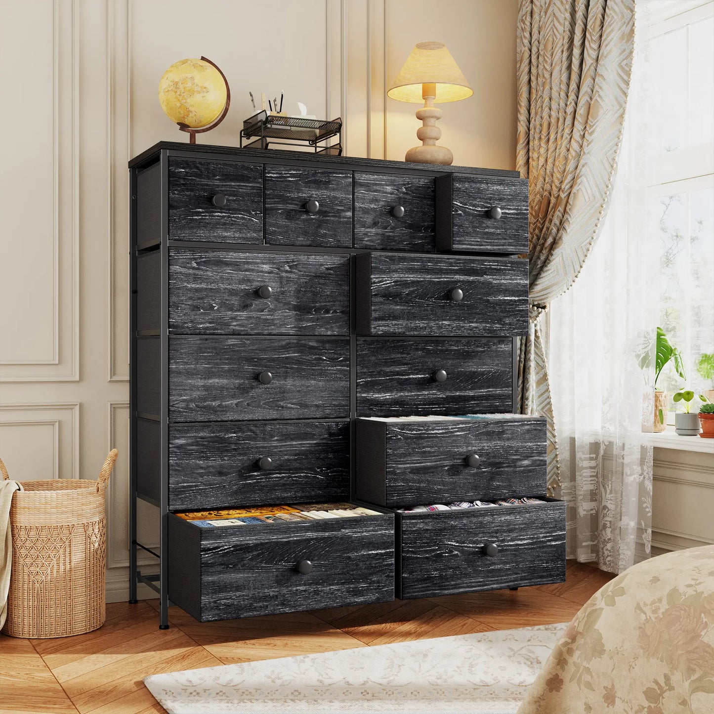 16Deep Drawers Tall Dresser SpaceSaving Vertical Furniture