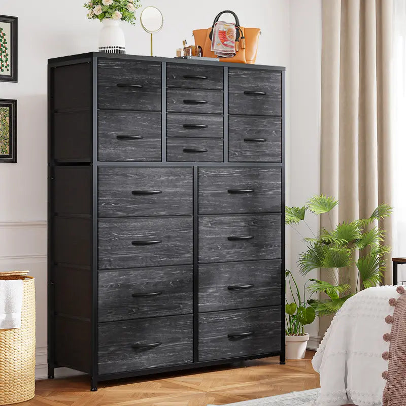 16Deep Drawers Tall Dresser SpaceSaving Vertical Furniture