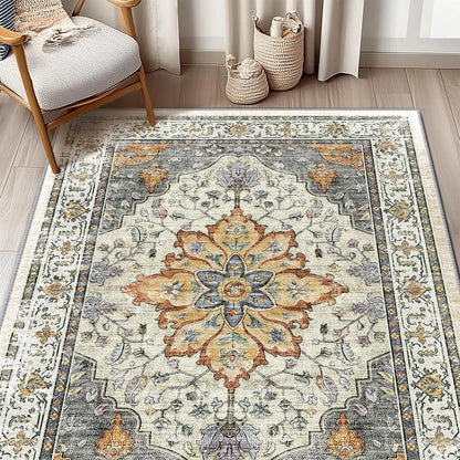 Western-style washable rug