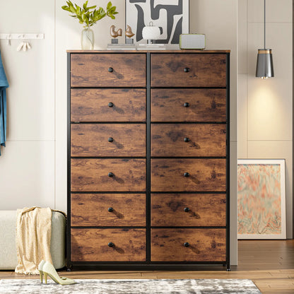 16Deep Drawers Tall Dresser SpaceSaving Vertical Furniture