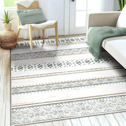 Western-style washable rug