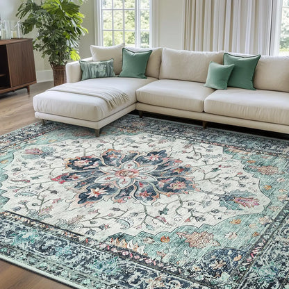 Western-style washable rug