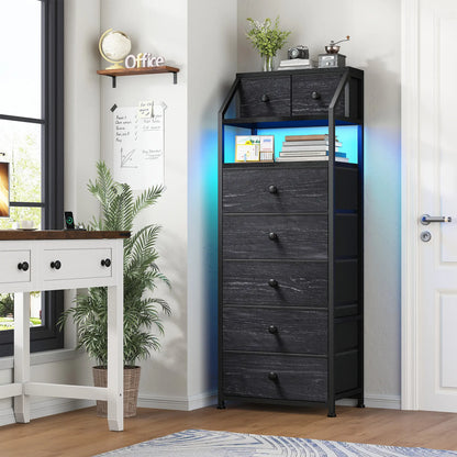 16Deep Drawers Tall Dresser SpaceSaving Vertical Furniture