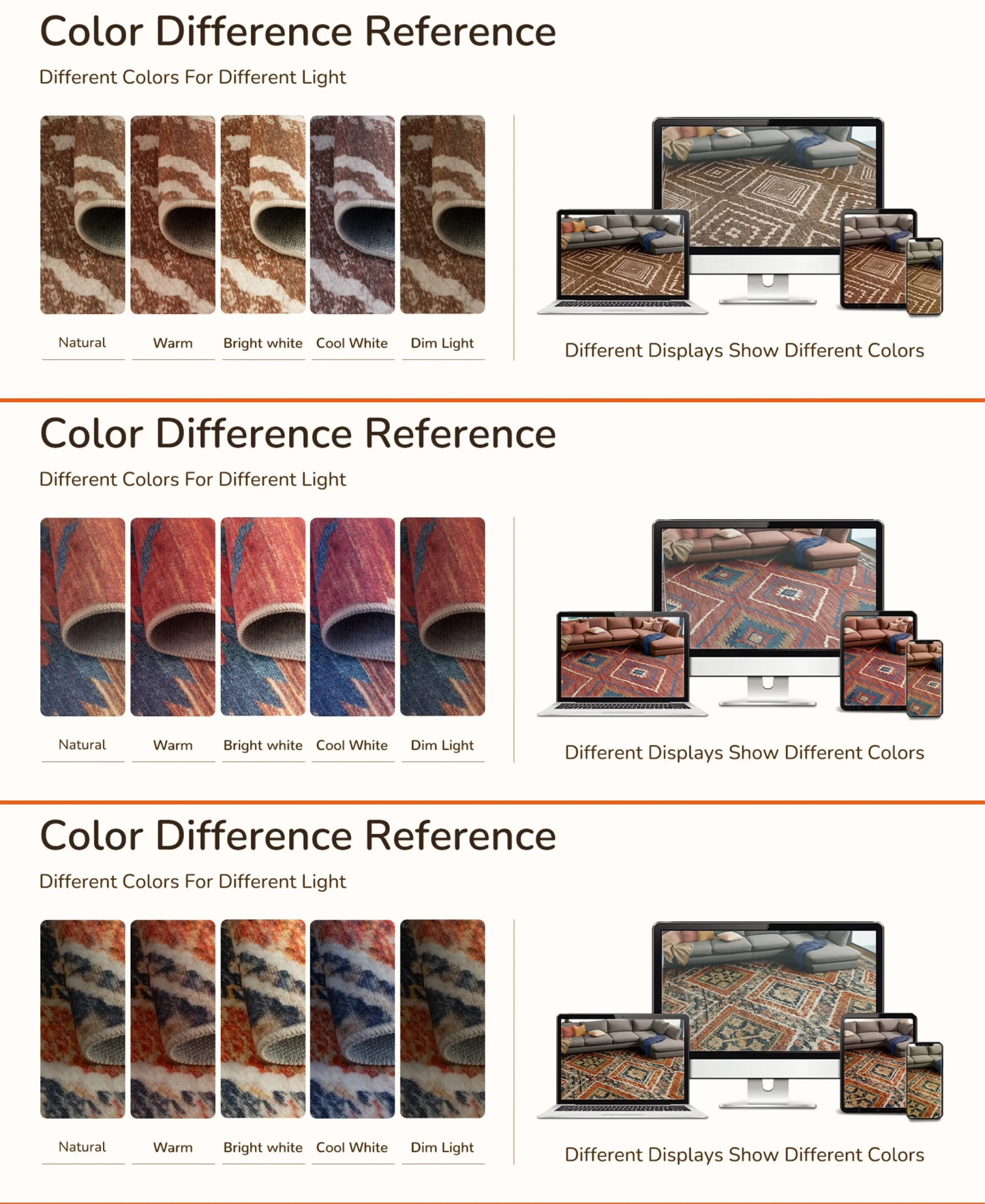 Western-style washable rug