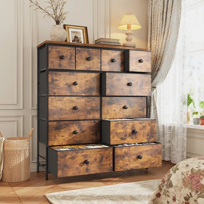 16Deep Drawers Tall Dresser SpaceSaving Vertical Furniture