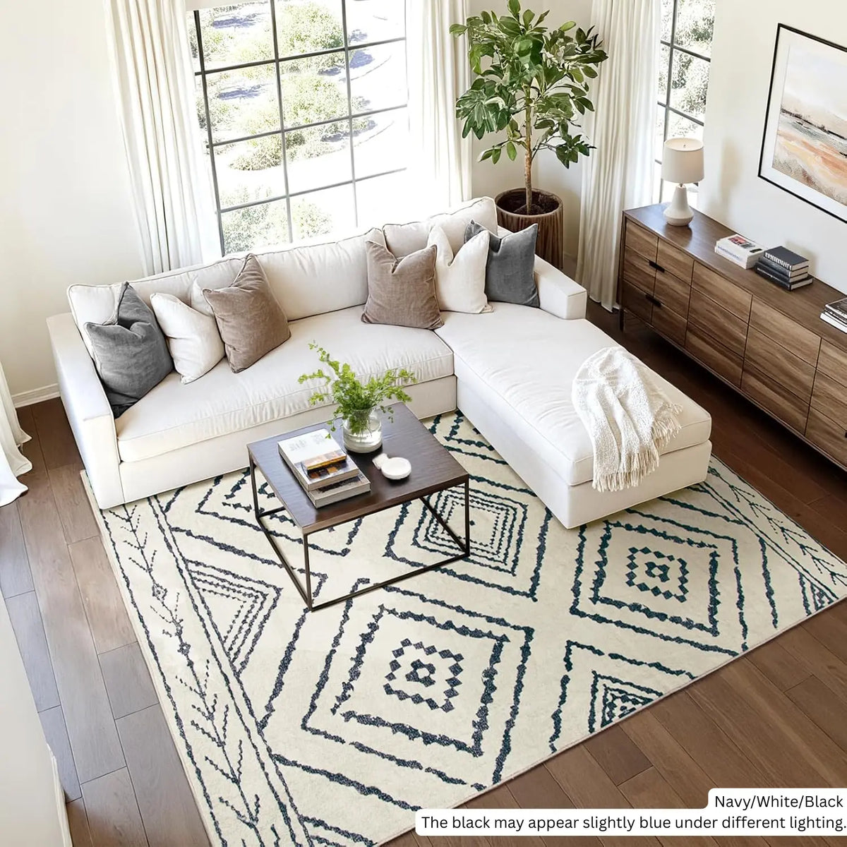 Western-style washable rug