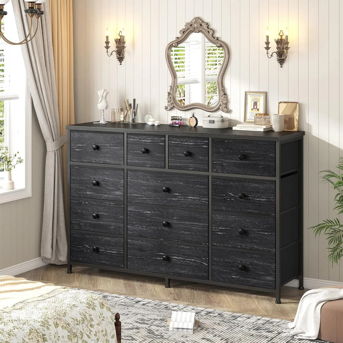 16Deep Drawers Tall Dresser SpaceSaving Vertical Furniture