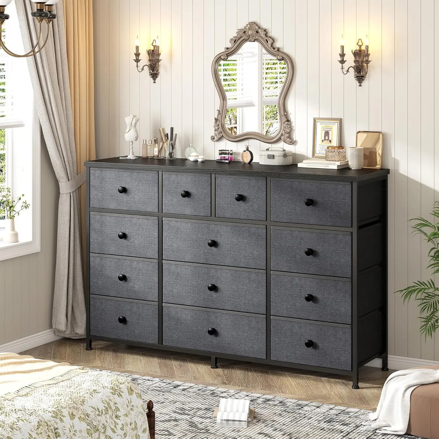 16Deep Drawers Tall Dresser SpaceSaving Vertical Furniture