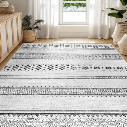 Western-style washable rug