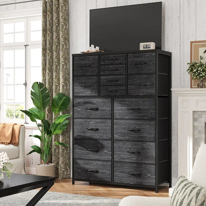 16Deep Drawers Tall Dresser SpaceSaving Vertical Furniture