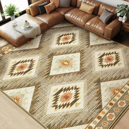 Western-style washable rug